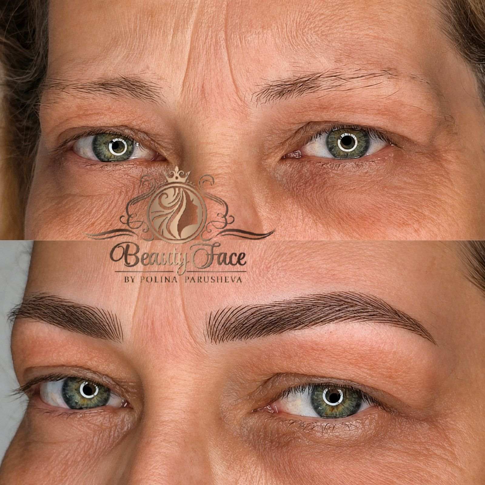 Резултат от микроблейдинг на вежди в Beauty Face Bulgaria, Бургас