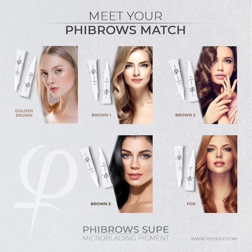 ПИГМЕНТИ PHIBROWS PIGMENTS 